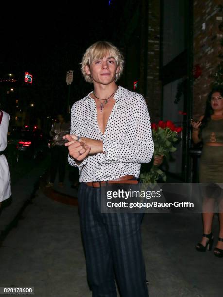 Ross Lynch is seen on August 08, 2017 in Los Angeles, California.