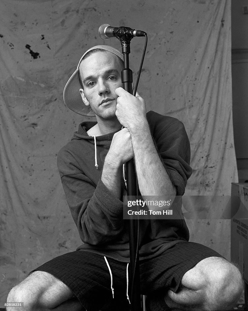 Michael Stipe Photographed In R.E.M. Rehearsal Studio, Athens