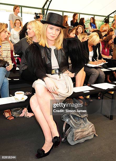 Roisin Murphy attends the London Fashion Week Spring/Summer 2009 - Luella fashion show at Serpentine Gallery on September 15, 2008 in London, England.