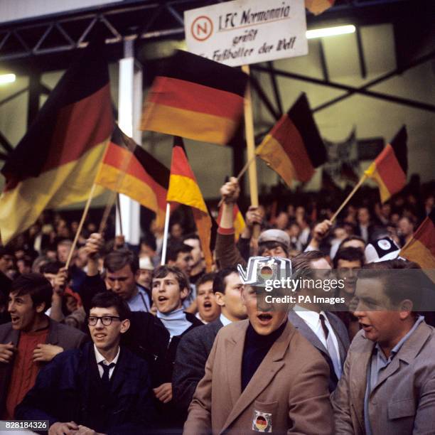 West Germany fans