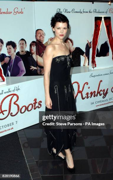 Sarah Jane Potts arrives for the world gala film premiere of director Julian Jarrold's 'Kinky Boots' at the Vue West End, London, Tuesday 4 October...