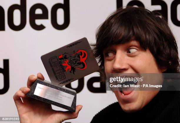 Vernon Kay wins the TV Personality Award at the third annual Loaded Laftas Comedy Awards, celebrating the 'underbelly of British comedy', from...