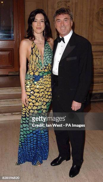Eastenders actor Bill Murray and his daughter actress Jaime Murray who appeared in the BBC drama Hustle arrive for the National Television Awards...