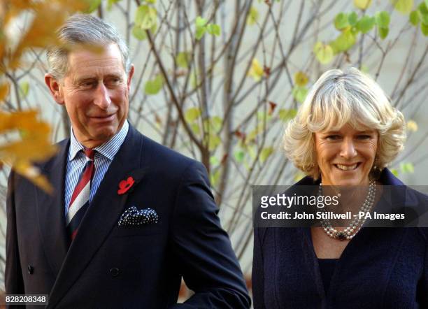 The Prince of Wales and the Duchess of Cornwall at the Seed School on the outskirts of Washington DC Wednesday November 2, 2005. The Prince and his...