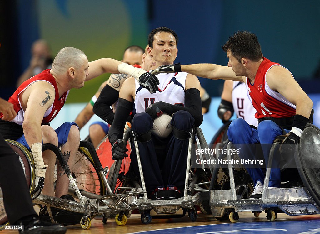 Paralympics day 9 - Wheelchair Rugby