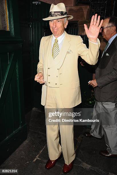 Author Gay Talese attends the "Gonzo: The Life and Work of Dr. Hunter S. Thompson" New York Premiere on June 25, 2008 at The Waverly Inn in New York.