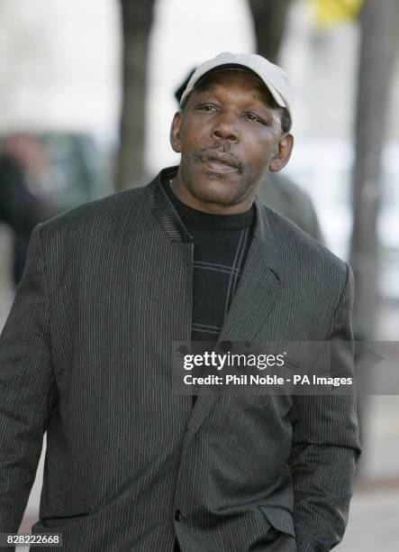 Steve Walker, father of murdered Liverpool teenager Anthony Walker arrives at Liverpool Crown Court, Wednesday November 16 2005. Michael Barton will...