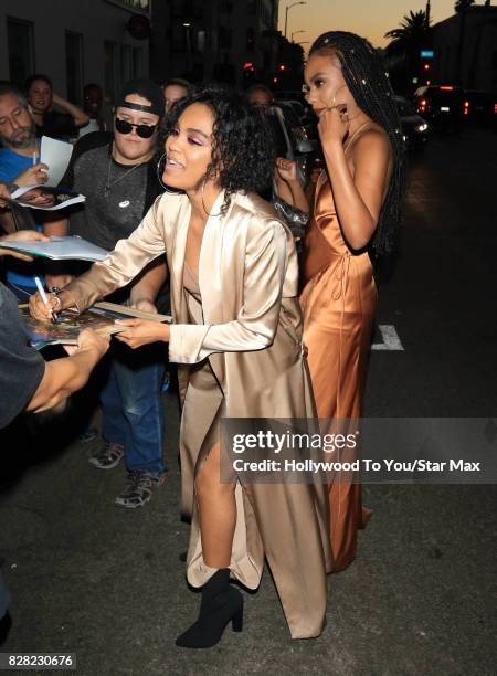 China Anne McCain and Sierra Furtado are seen on August 8, 2017 in Los Angeles, CA.