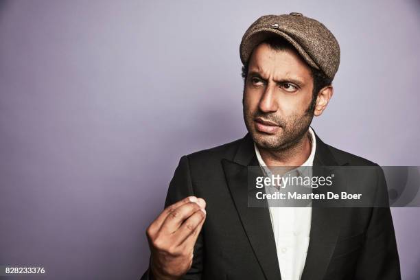 Adeel Akhtar of FOX's 'Ghosted' poses for a portrait during the 2017 Summer Television Critics Association Press Tour at The Beverly Hilton Hotel on...