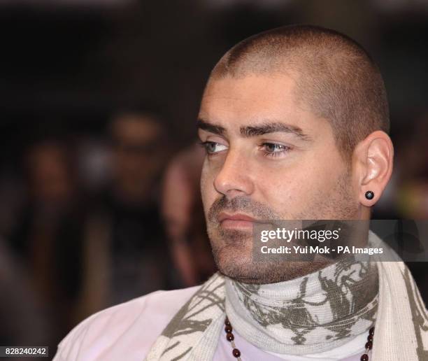 Shane Lynch arrives for the UK premiere of 'It's A Boy', from the Odeon West End, central London, Sunday 27 November 2005. PRESS ASSOCIATION Photo....