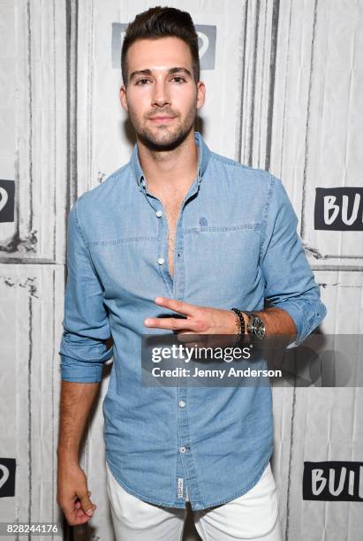 James Maslow of Big Time Rush attends AOL Build Series at Build Studio on August 9, 2017 in New York City.