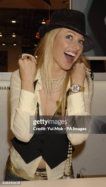 Sarah Manners at a Celebrity Shopping Evening held at Topshop in Oxford Circus, central London, in aid of the Terrence Higgins Trust. The event marks...