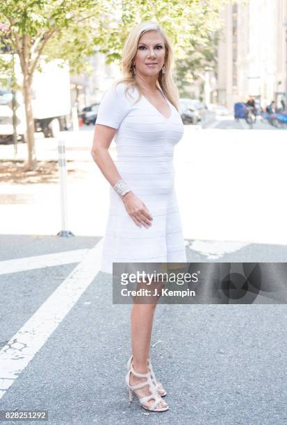 Television personality Ramona Singer visits Extra on August 9, 2017 in New York City.