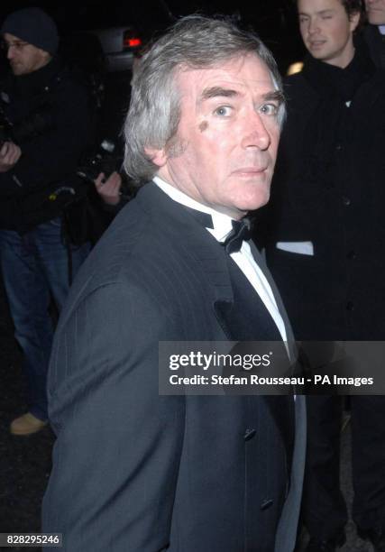 Former Northern Ireland goalkeeper Pat Jennings arrives at this year's Football Writers Association dinner at the Savoy Hotel in London, Sunday...
