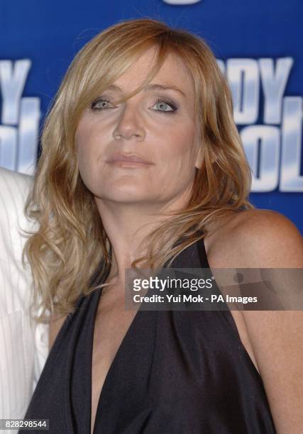 Michelle Collins at a photocall for the new West End musical Daddy Cool, at Too2Much, central London, Wednesday 18 January 2006. See PA story Daddy...
