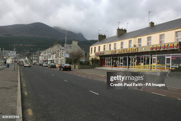 General view of the main street in Newcastle Co Down, taken Monday 23 January 2006. One of two popular seaside holiday resorts on both sides of the...