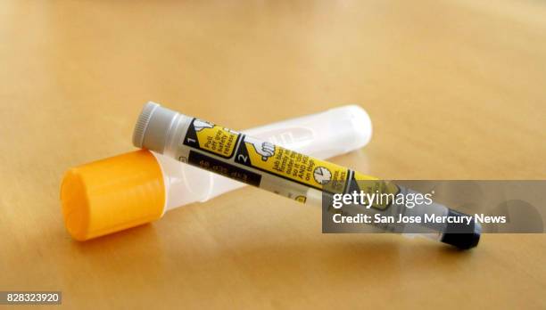 An EpiPen, used to treat anaphylactic shock.