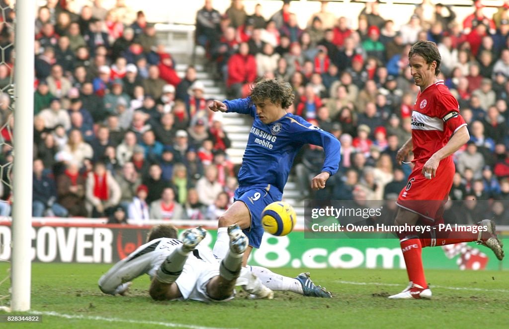 Soccer - FA Barclays Premiership - Middlesbrough v Chelsea - The Riverside Stadium