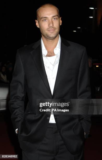 Callum Best arrives at the UK film premiere of 'Casanova', at the Vue West End, central London, Monday 13 February 2006. PRESS ASSOCIATION Photo....