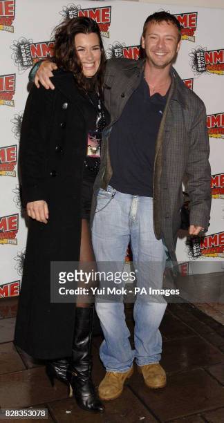 John Simm and Kate Magowan arrive for the NME Awards 2006, at the Hammersmith Palais, west London, Thursday 23 February 2006. See PA Story SHOWBIZ...