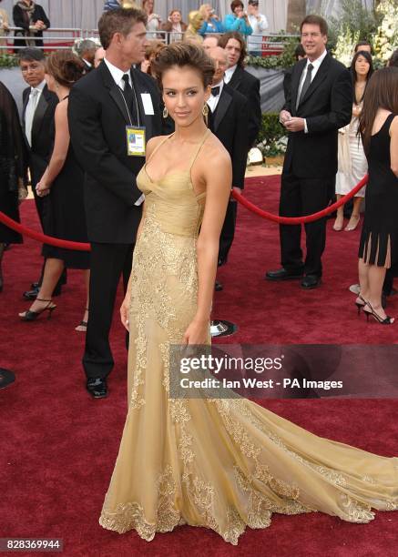 Jessica Alba at the 78th Annual Academy Awards