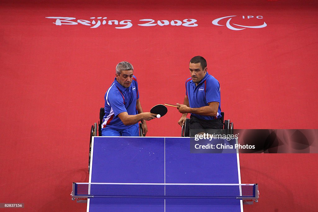 Paralympics Day 10 - Table Tennis