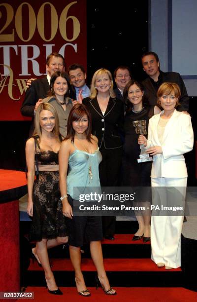 The BBC Breakfast team, including Bill Turnbull , Helen Willetts , Dermot Murnaghan and Sian Williams , who received the Best Daytime TV award,...