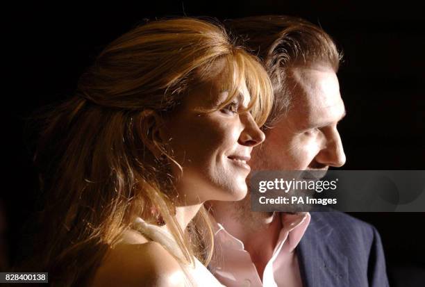 Natasha Richardson and Ralph Fiennes arrive for the UK film premiere of 'The White Countess', at the Curzon Mayfair, central London, Sunday 19 March...