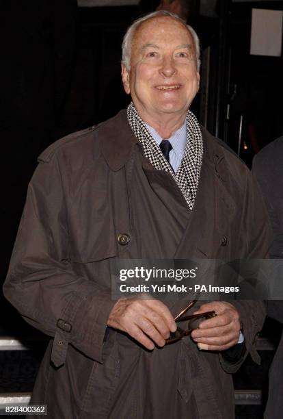 Director James Ivory arrives for the UK film premiere of 'The White Countess', at the Curzon Mayfair, central London, Sunday 19 March 2006. PRESS...