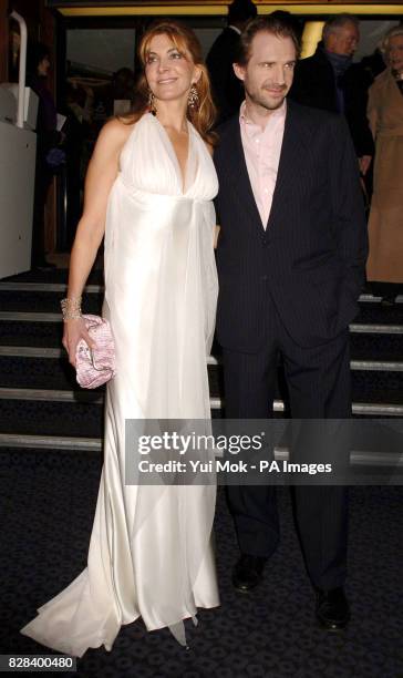 Natasha Richardson and Ralph Fiennes arrive for the UK film premiere of 'The White Countess', at the Curzon Mayfair, central London, Sunday 19 March...