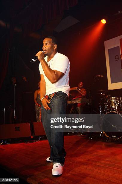 September 11: Singer Avant performs at Green Dolphin Street club in Chicago, Illinois on September 11, 2008.