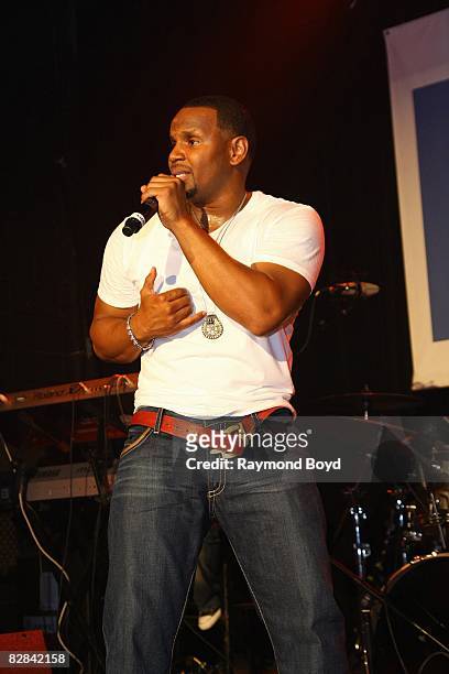 September 11: Singer Avant performs at Green Dolphin Street club in Chicago, Illinois on September 11, 2008.