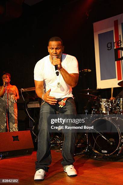 September 11: Singer Avant performs at Green Dolphin Street club in Chicago, Illinois on September 11, 2008.