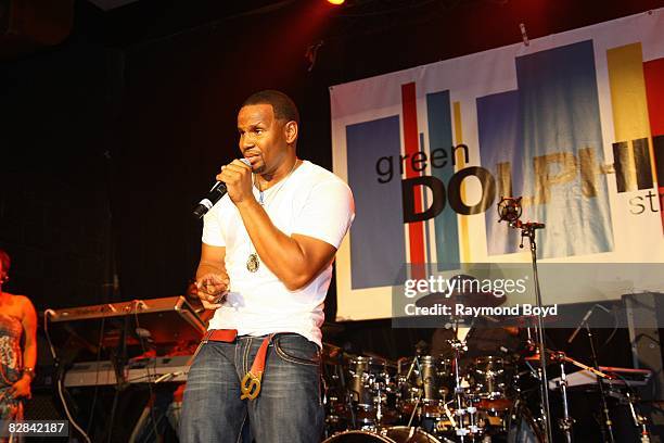 September 11: Singer Avant performs at Green Dolphin Street club in Chicago, Illinois on September 11, 2008.