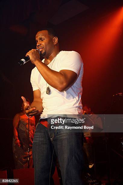 September 11: Singer Avant performs at Green Dolphin Street club in Chicago, Illinois on September 11, 2008.