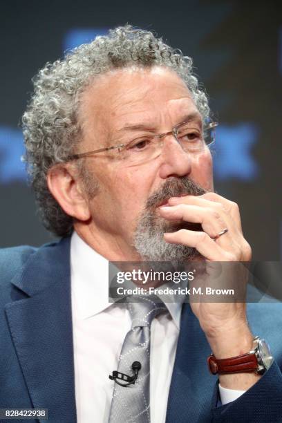 Executive Producer Thomas Schlamme of 'Snowfall' speaks onstage during the FX portion of the 2017 Summer Television Critics Association Press Tour at...