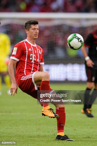 Bayern Munich Forward Robert Lewandowski in action during the 2017 International Champions Cup China match between FC Bayern and AC Milan at...