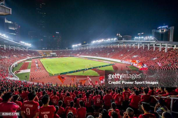 General view of the Tianhe Sport Center during the Guangzhou Evergrande vs Kashiwa Reysol match as part the AFC Champions League 2015 Quarter Final...