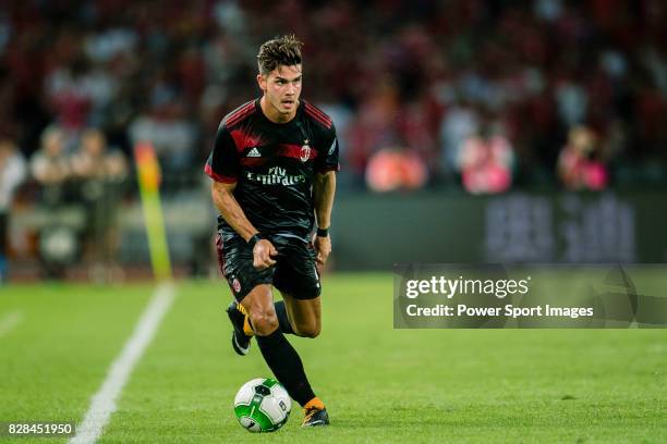 Milan Forward Andre Silva in action during the 2017 International Champions Cup China match between FC Bayern and AC Milan at Universiade Sports...