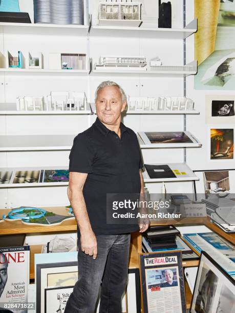 Businessman Ian Schrager is photographed for Delta Sky Magazine on April 19, 2017 in New York City.
