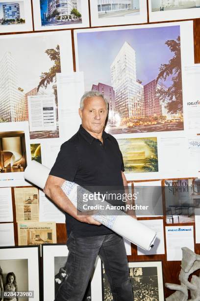 Businessman Ian Schrager is photographed for Delta Sky Magazine on April 19, 2017 in New York City.