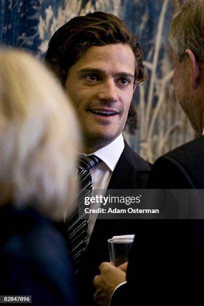 Prince Carl Philip attends the opening of the new session of Parliament at The Riksdag on September 16, 2008 in Stockholm, Sweden.