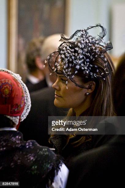 Crown Princess Victoria attends the opening of the new session of Parliament at The Riksdag on September 16, 2008 in Stockholm, Sweden.