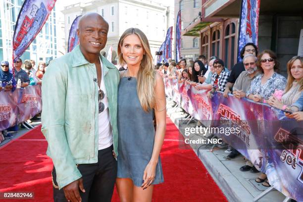 Judge Cuts" Episode 1211 -- Pictured: Seal, Heidi Klum --