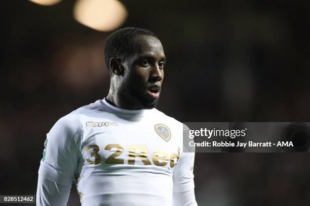 Vurnon Anita of Leeds United during the Carabao Cup First Round match between Leeds United and Port Vale at Elland Road on August 9, 2017 in Leeds,...