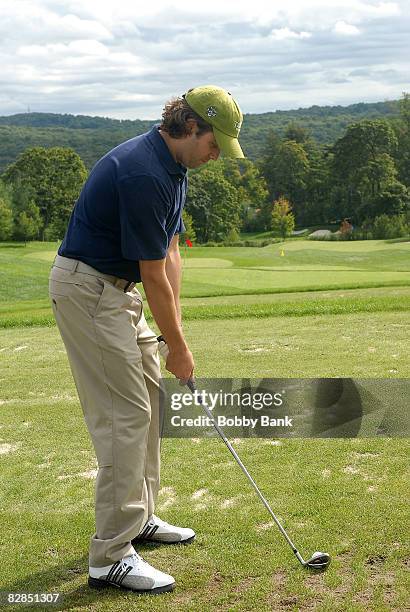 Donald Trump Jr. Attends the 2008 Eric Trump Foundation Golf Outing at the Trump National Golf Club on September 16, 2008 in Westchester, New York.