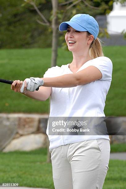 Ivanka Trump attends the 2008 Eric Trump Foundation Golf Outing at the Trump National Golf Club on September 16, 2008 in Westchester, New York.