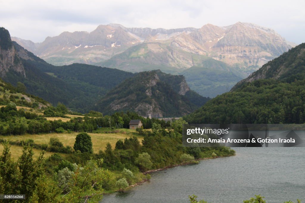 Lanuza lake in Sallent de Gallego, Huesca province, Spain