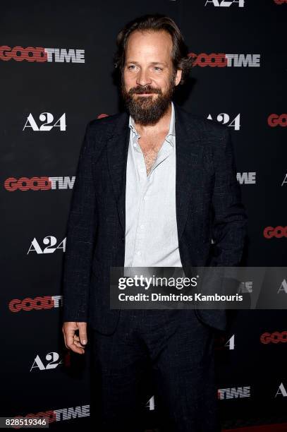 Peter Sarsgaard attends "Good Time" New York Premiere at SVA Theater on August 8, 2017 in New York City.