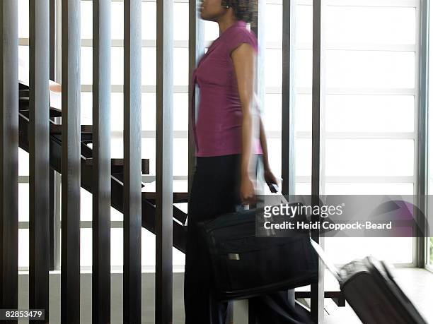 woman with briefcase - heidi coppock beard stock pictures, royalty-free photos & images